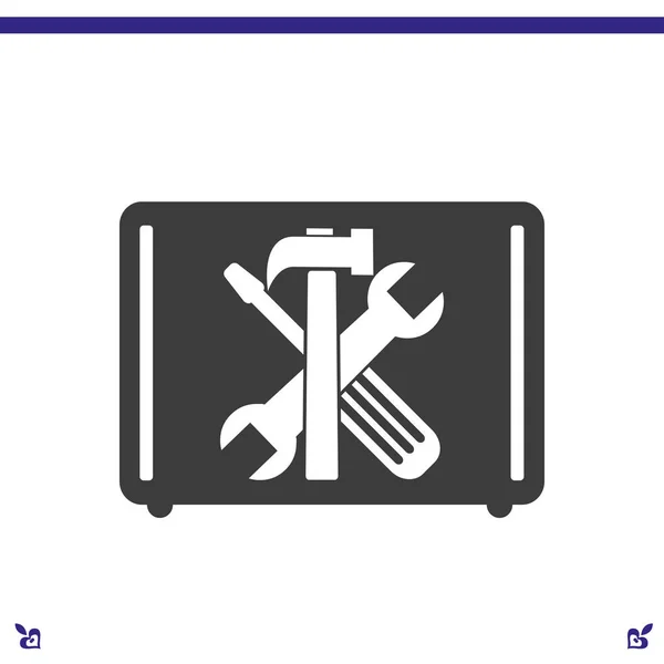 Tools in the bag  icon — Stock Vector