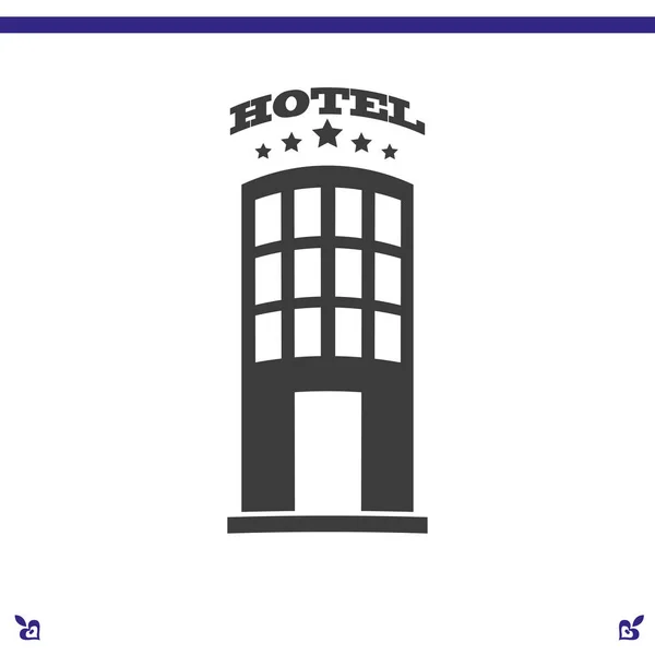 Obrázek ikon Hotel — Stockový vektor