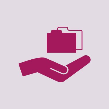 klasör simgesi illüstrasyon