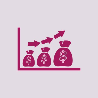 Çanta simgeyle grafik