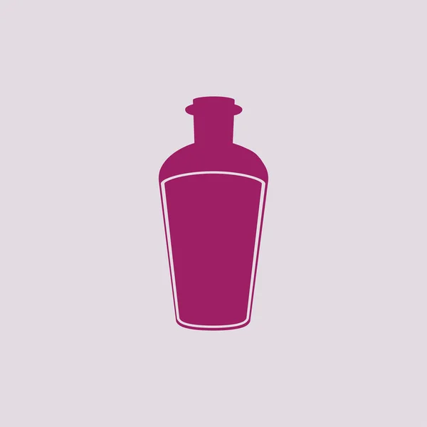 Fles pictogram illustratie — Stockvector