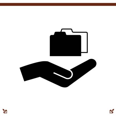 klasör simgesi illüstrasyon 