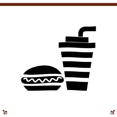 Sosisli ve içki simgesi