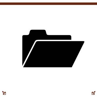 klasör simgesi illüstrasyon 