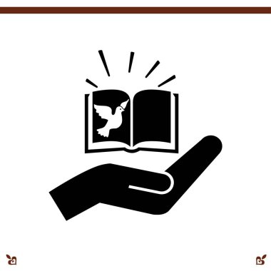 İncil kitap el simgesi