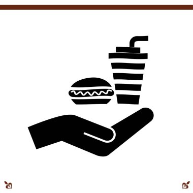 Sosisli ve içki simgesi