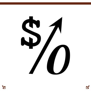 yüzde simgesi illüstrasyon