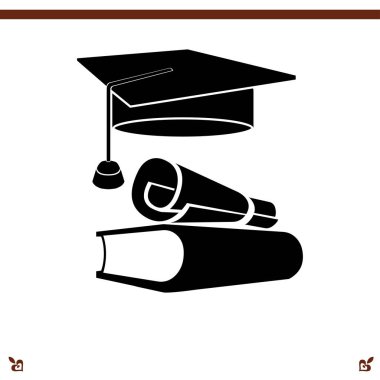 Öğrenci şapka simgesi