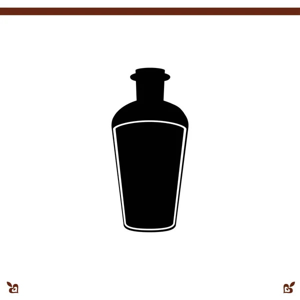 Butelka ikona ilustracja — Wektor stockowy
