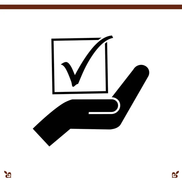 Voting icon illustration — Stock Vector