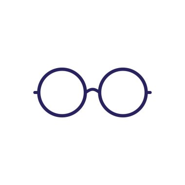 Yuvarlak gözlük simgesi