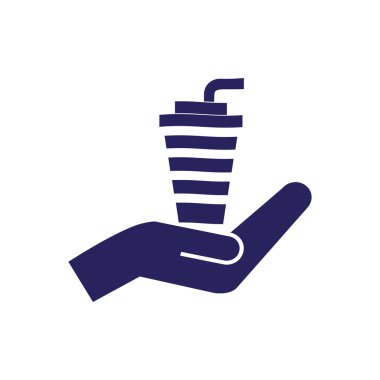 pipet ile el simgesi Kupası