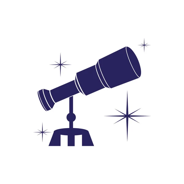 Telescope web icon — Stock Vector