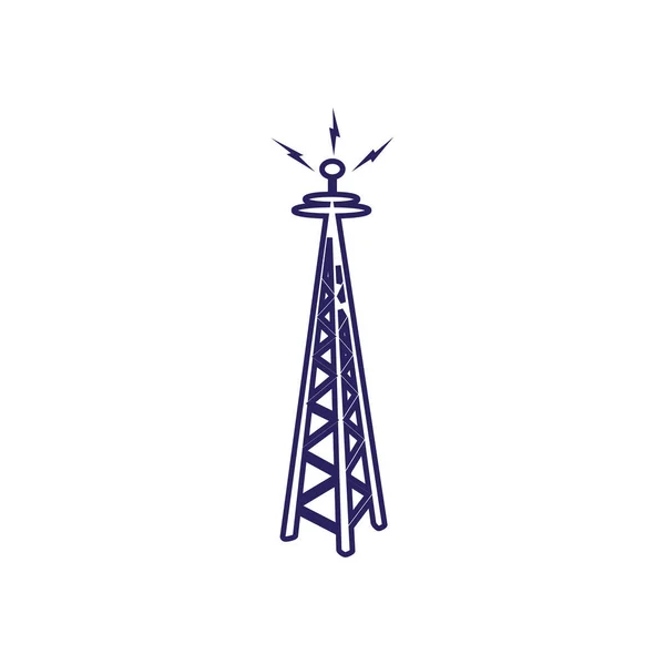 Ícone da torre do telefone celular —  Vetores de Stock