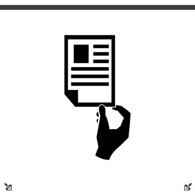 Kağıt belge simgesi