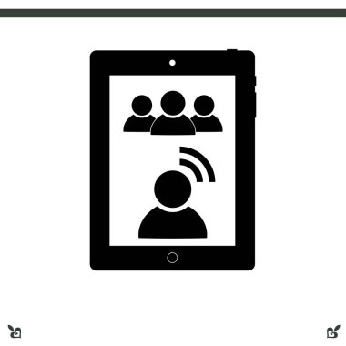 Video konferans simgesi