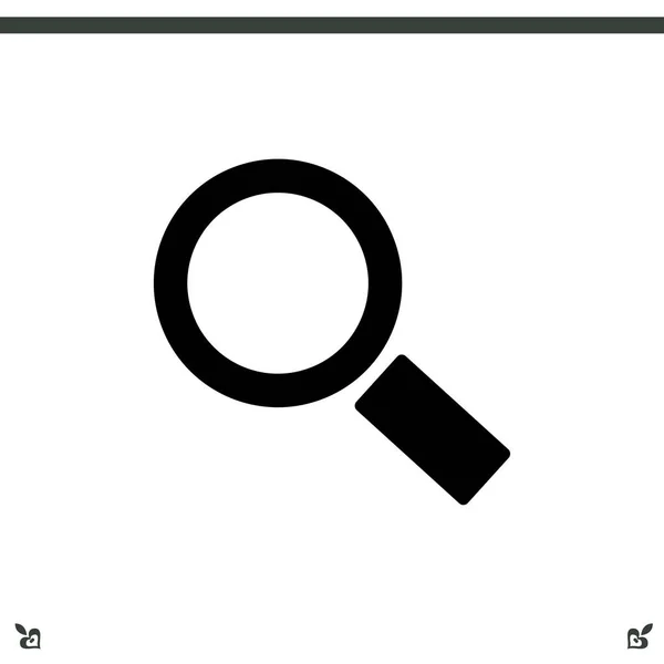 Vergrootglas pictogram — Stockvector