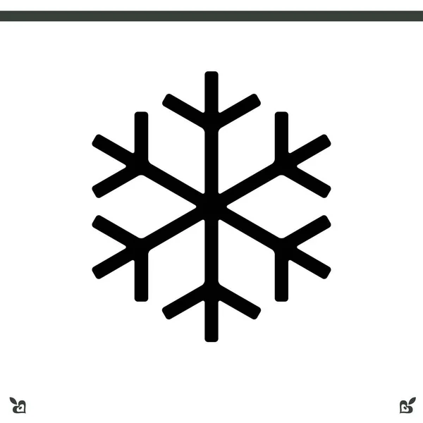 Піктограма веб Сніжинка — стоковий вектор