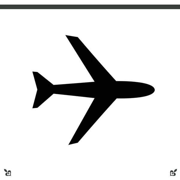 Ikona webové letadlo — Stockový vektor