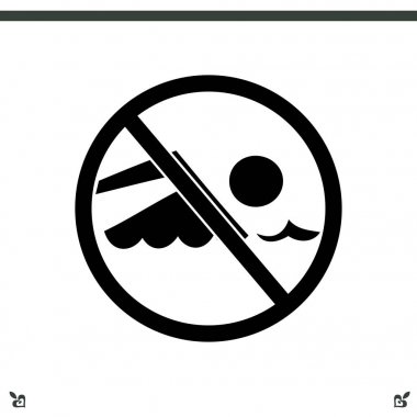 Yüzmek yasaktır web simgesi