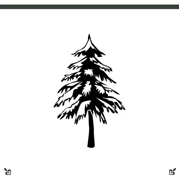 Spruce tree icon — Stock Vector