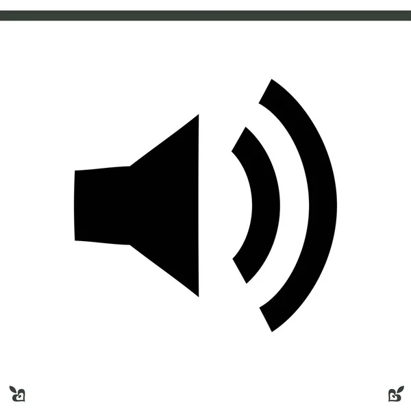 Altavoz icono web — Archivo Imágenes Vectoriales