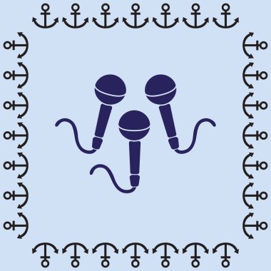 dinamik mikrofon simgesi