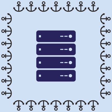 bilgisayar sunucusu simgesi