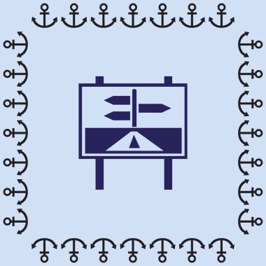 Yol tabelasını simgesi