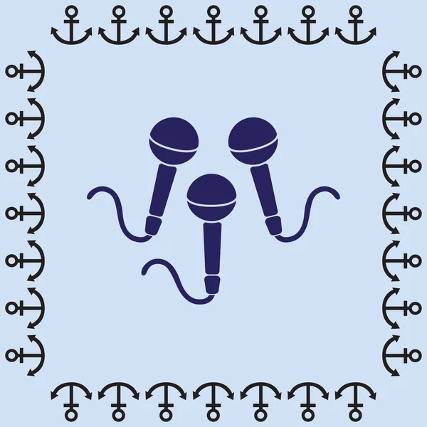 dinamik mikrofon simgesi