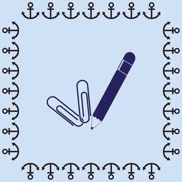 pensil ve zımba simgesi