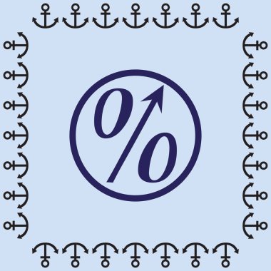 yüzde işareti simgesi