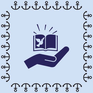 İncil kitap el simgesi