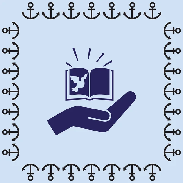 İncil kitap el simgesi