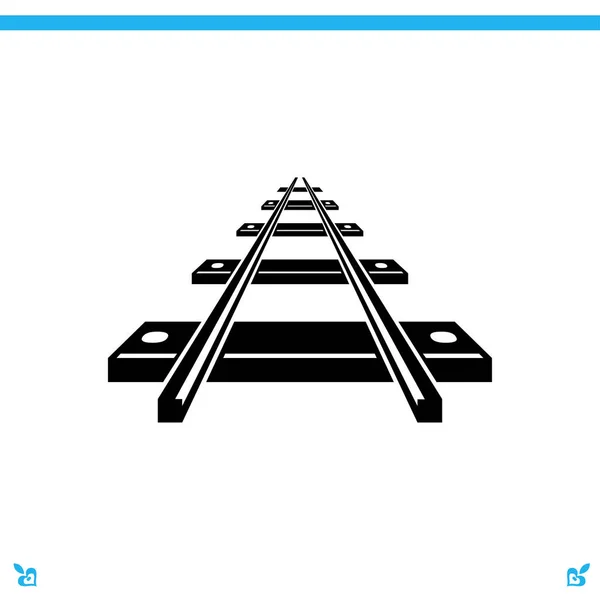 Demiryolu web simgesi — Stok Vektör