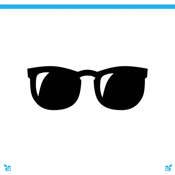 Ikona s brýlemi Sun — Stockový vektor