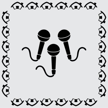 dinamik mikrofon simgesi