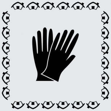 eldiven simge tasarlamak çalışma 