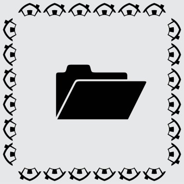 klasör simgesi illüstrasyon 