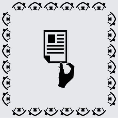 Kağıt belge simgesi 