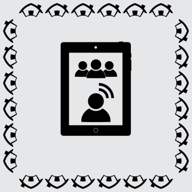 Video konferans simgesi