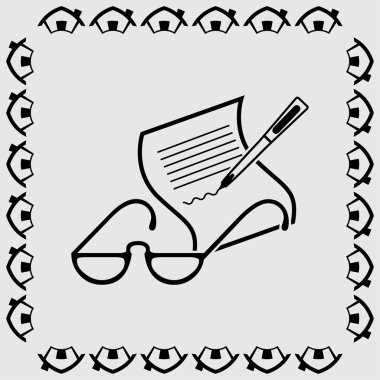 Gözlük simgesi simgesi