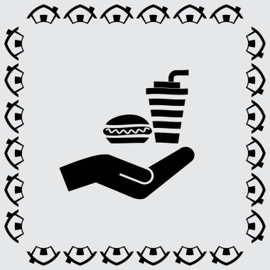 Sosisli ve içki simgesi