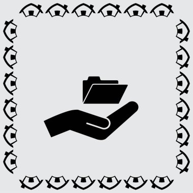 klasör simgesi illüstrasyon 