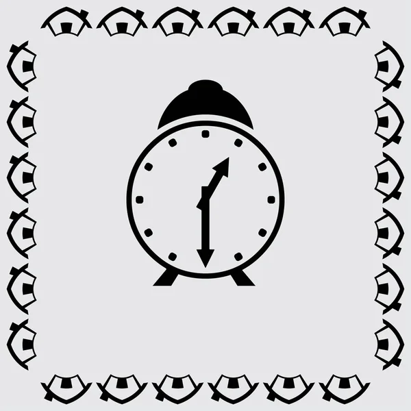 Icono del reloj despertador — Vector de stock