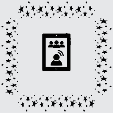 Video konferans simgesi