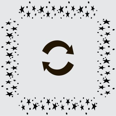 Döngüsel illüstrasyon simge 