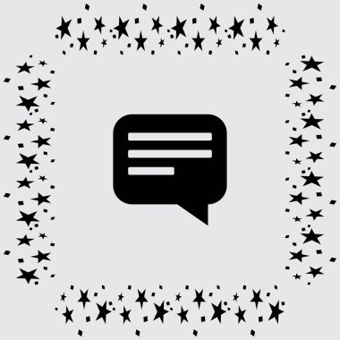 konuşma balonu illüstrasyon 