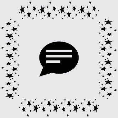 konuşma balonu illüstrasyon 