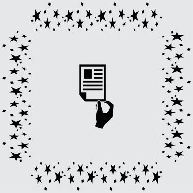 Kağıt belge simgesi 